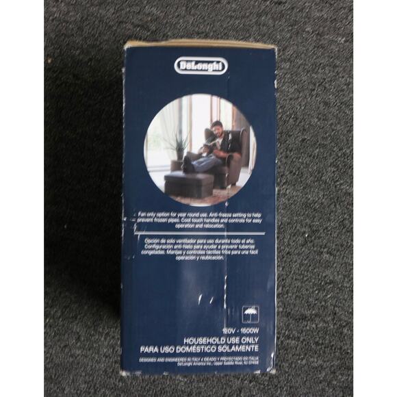 New DeLonghi Ceramic Heater HFX30C15 Italy Space Heater - Picture 4 of 5